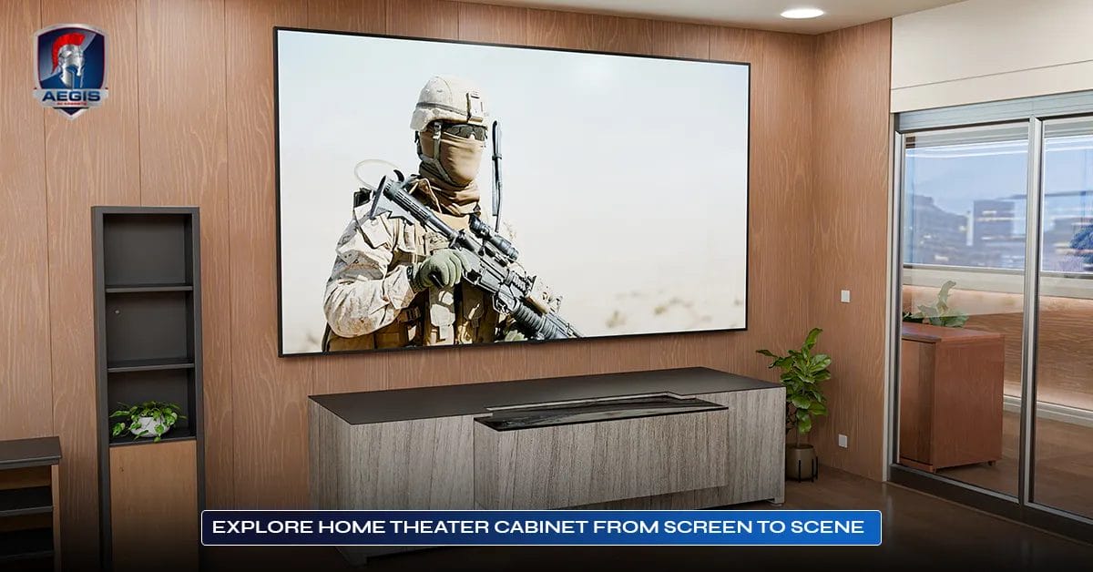 Artemis ultra short throw projector cabinet