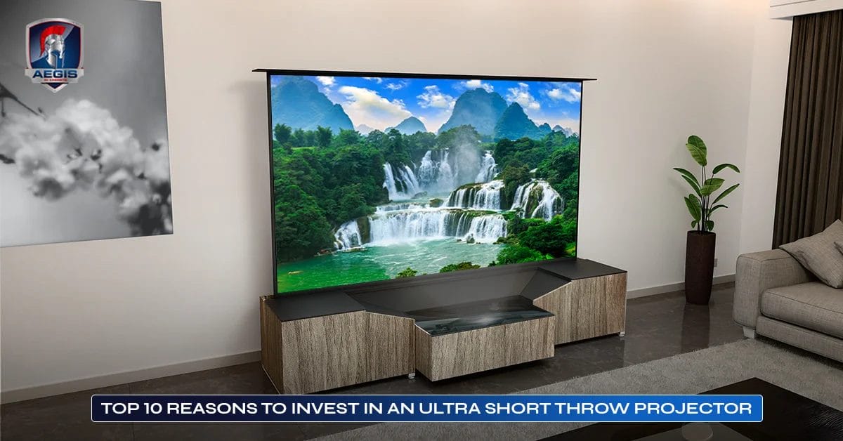 Andromeda ultra short throw projector cabinet