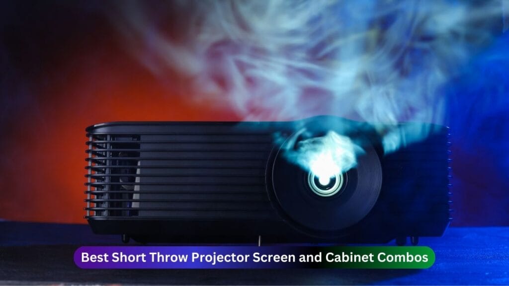 All-Time Best Short Throw Projector Screen and Cabinet Combos 3 UST Projector