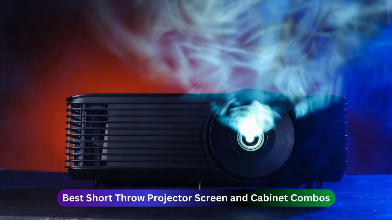 All-Time Best Short Throw Projector Screen and Cabinet Combos 2 Best Short Throw Projector Screen and Cabinet Combos