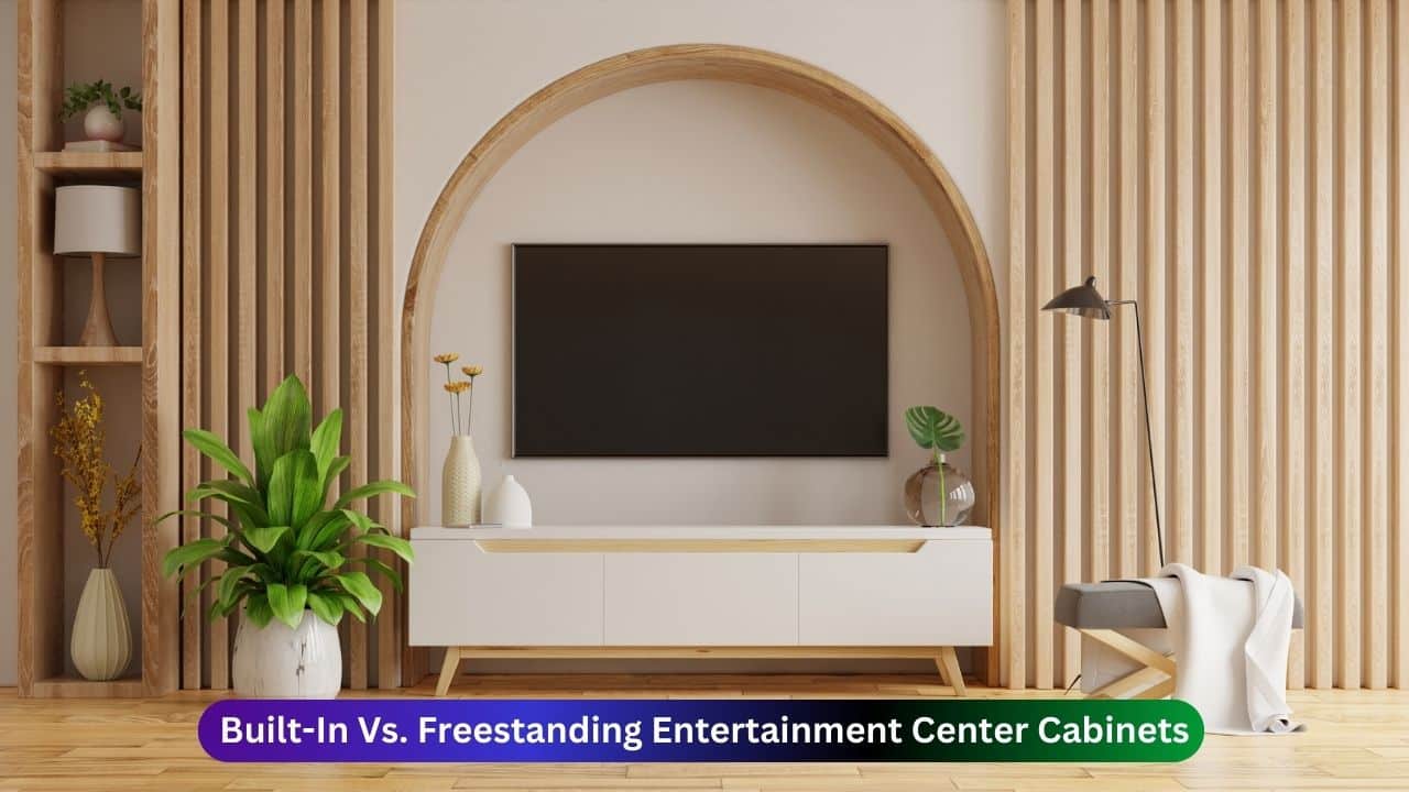 Built-In Vs. Freestanding Entertainment Center Cabinets 2 Built-In Vs. Freestanding Entertainment Center Cabinets