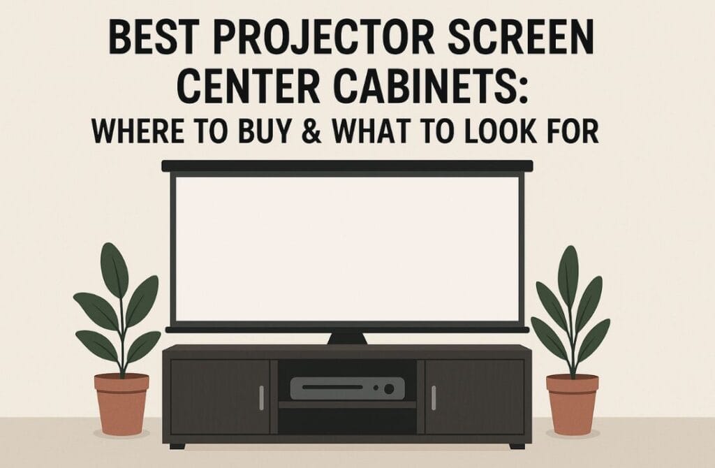 Best Projector Screen Center Cabinets