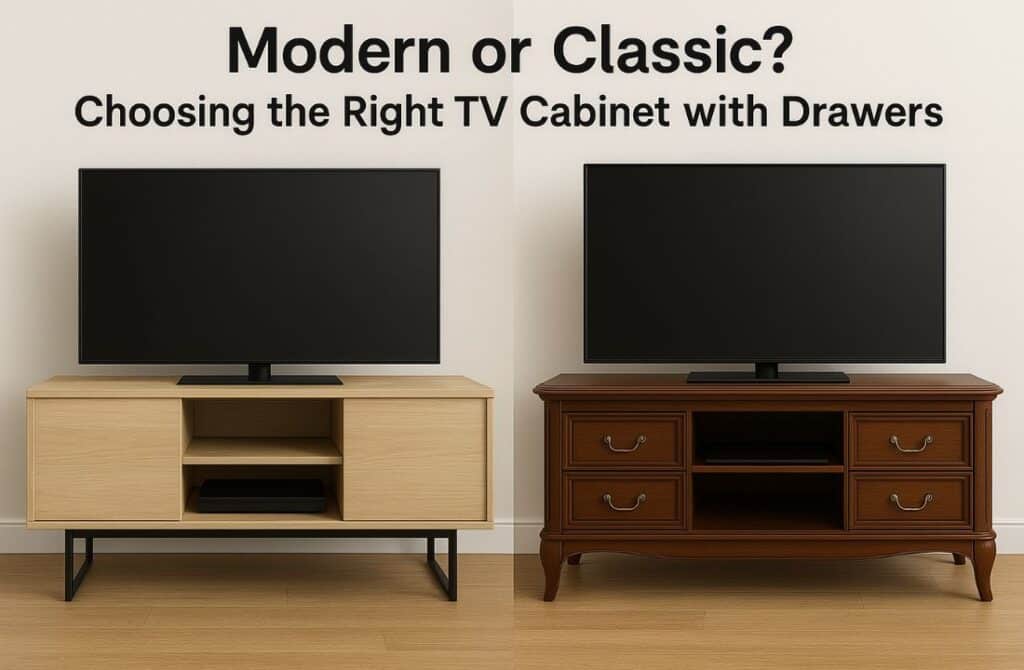 Modern or Classic Choosing the Right TV Cabinet with Drawers