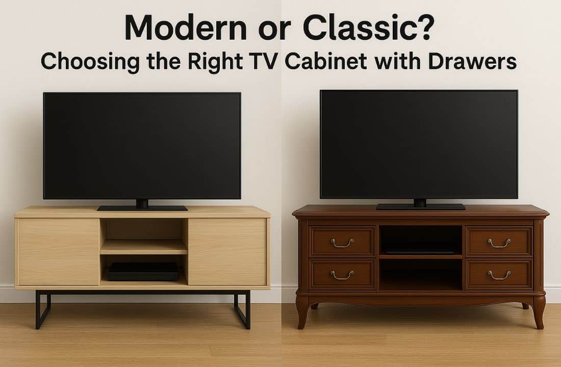 Modern or Classic Choosing the Right TV Cabinet with Drawers